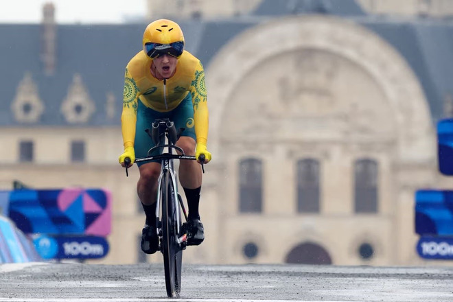 Grace Brown giúp Australia có HCV đầu tiên ở Olympic Paris 2024. (Nguồn: Reuters) olympic_270724.jpg