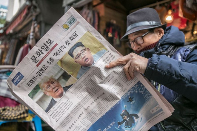 Lãnh đạo Mỹ, Hàn điện đàm về tình hình trên bán đảo Triều Tiên ảnh 1