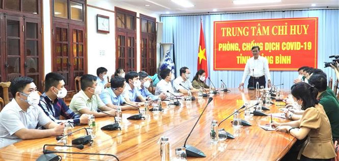 Quảng Bình cử đoàn công tác sang Lào hỗ trợ phòng, chống dịch COVID-19 ảnh 1
