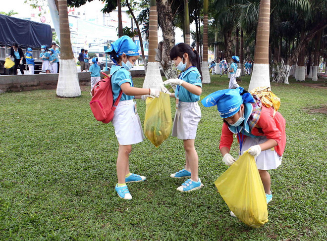 TP. HCM phát động phong trào thành phố văn minh-sạch-an toàn ảnh 1