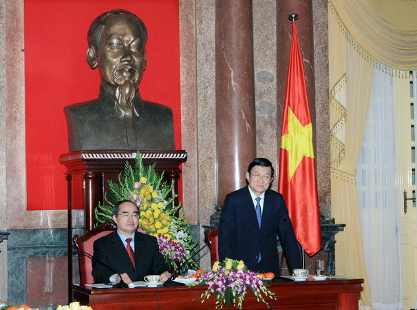 Tổng kết thực hiện Quy chế phối hợp giữa Chủ tịch nước và MTTQ ảnh 1