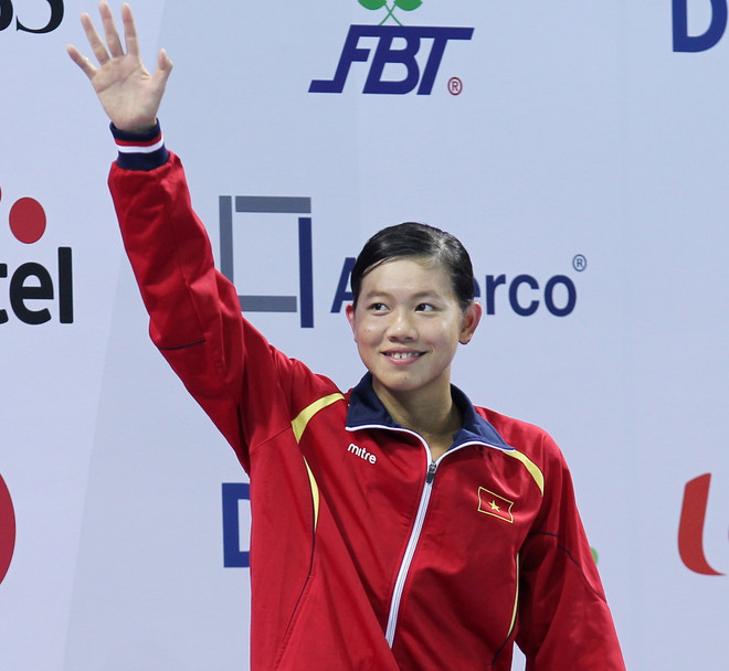 Ánh Viên giành huy chương đồng ở nội dung 50m bơi ngửa nữ ảnh 1