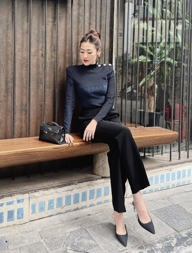 Chi Pu và dàn sao Việt xúng xính áo khoác, cardigan ngày lạnh ảnh 5