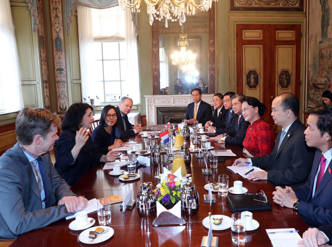 Chủ tịch Quốc hội Nguyễn Thị Kim Ngân thăm Viện Deltares tại Hà Lan ảnh 1