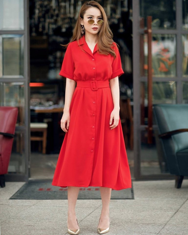 Ngất ngây với street style ngập tràn váy đầm cổ điển của mỹ nhân Việt ảnh 2