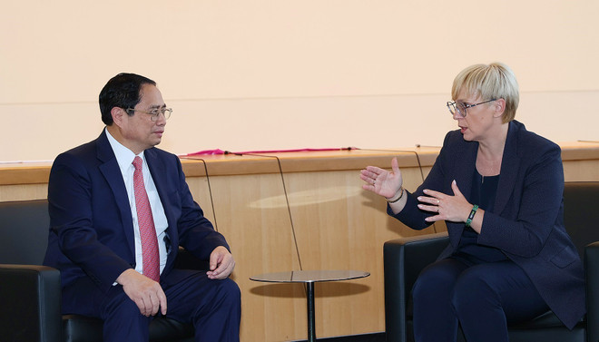 Thủ tướng gặp lãnh đạo các nước nhân dịp dự Đại hội đồng LHQ khóa 78 ảnh 3