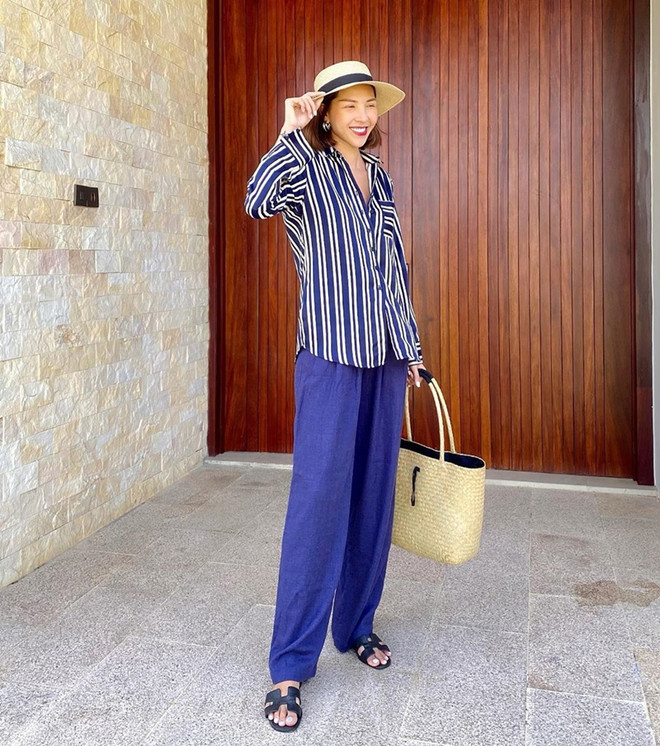 Sắc hồng thống trị phong cách street style tuần qua của dàn sao Việt ảnh 7