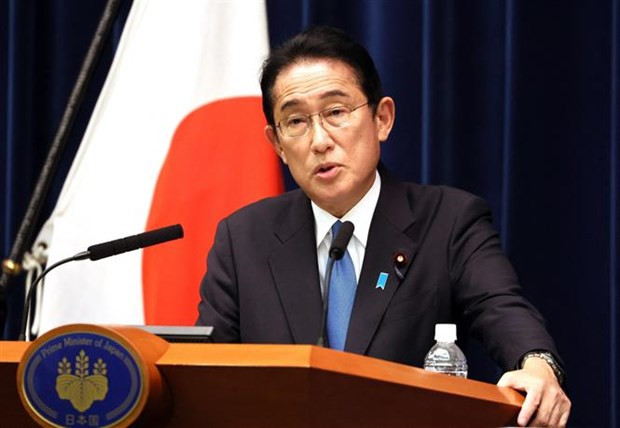 Thủ tướng Nhật Bản Fumio Kishida. (Ảnh: AFP/TTXVN) Thủ tướng Nhật Bản Fumio Kishida bất ngờ thăm Ukraine ảnh 1