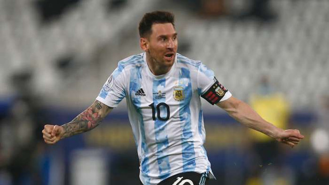 Lionel Messi. (Nguồn: Getty images) Messi thể hiện đẳng cấp giúp Argentina vào bán kết Copa America ảnh 1