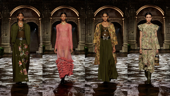 Dior Cruise 2024 tôn vinh di sản để đời của họa sỹ lỗi lạc Frida Kahlo ảnh 20