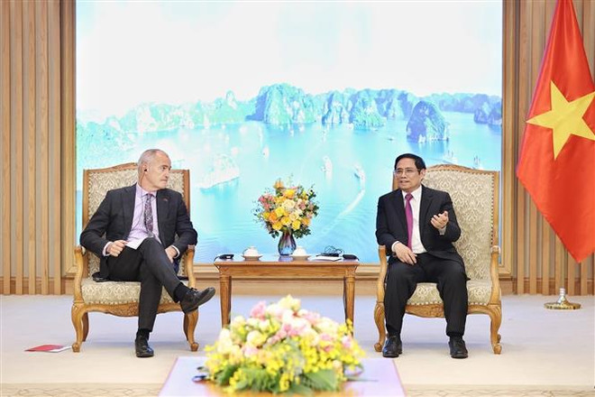 Thủ tướng Phạm Minh Chính tiếp Chủ tịch Đại học RMIT Australia ảnh 2