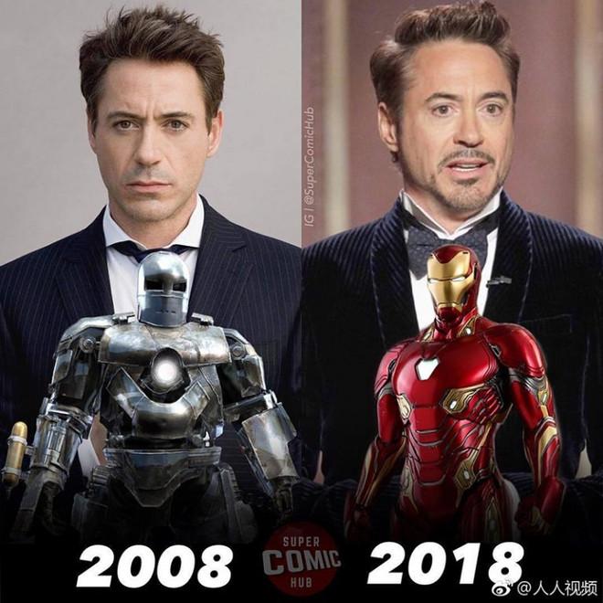 Các ''siêu anh hùng'' của Marvel thay đổi như thế nào sau 10 năm? ảnh 2