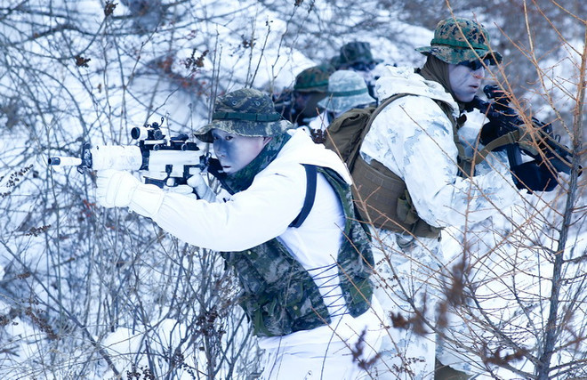 Mỹ điều tàu sân bay, máy bay F-22 tập trận chung với Hàn Quốc ảnh 1