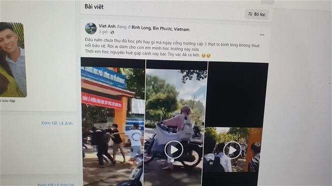 Xác minh vụ nam sinh lớp 12 bị đánh hội đồng trước cổng trường ảnh 2