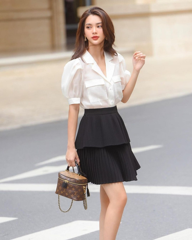 Blazer, áo khoác mỏng thống trị street style sao Việt ngày se lạnh ảnh 13