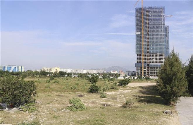 Dự án xây dựng khu công viên biển Bình Sơn kết hợp với thương mại dịch vụ (phường Mỹ Bình, thành phố Phan Rang-Tháp Chàm). (Ảnh: Nguyễn Thành/TTXVN) Ninh Thuận kêu gọi đầu tư 67 dự án trọng điểm giai đoạn 2021-2025 ảnh 1