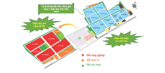 Hơn 320 tỷ đồng đầu tư dự án khu công nghiệp Bảo Minh mở rộng ảnh 1