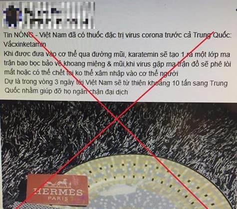 Xử lý đối tượng tung tin dùng ma túy để điều trị 2019-nCoV ảnh 1