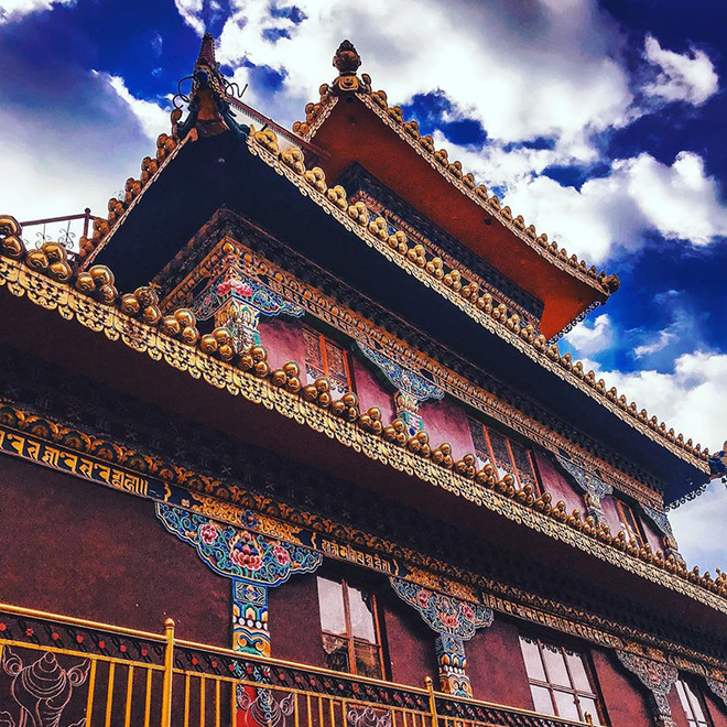 Tu viện Namgyal trong khu Tsuglagkhang. Nương theo dấu chân Phật ghé thăm Nepal, Ấn Độ, Bhutan, Tây Tạng ảnh 8