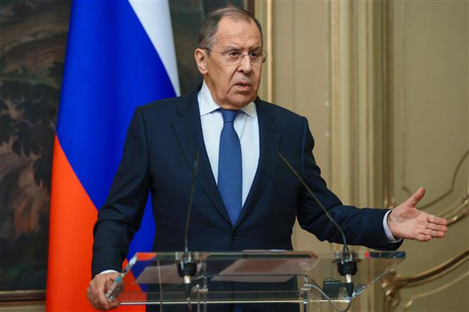 Ngoại trưởng Nga Sergey Lavrov. (Ảnh: AFP/TTXVN) Ông Lavrov: Thiểu số phương Tây không đại diện toàn thể nhân loại ảnh 1