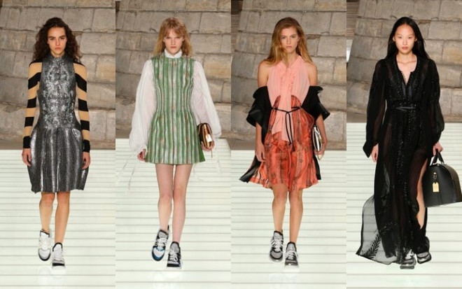 Đôi giày “xuyên không” của Louis Vuitton chinh phục trai xinh, gái đẹp ảnh 2