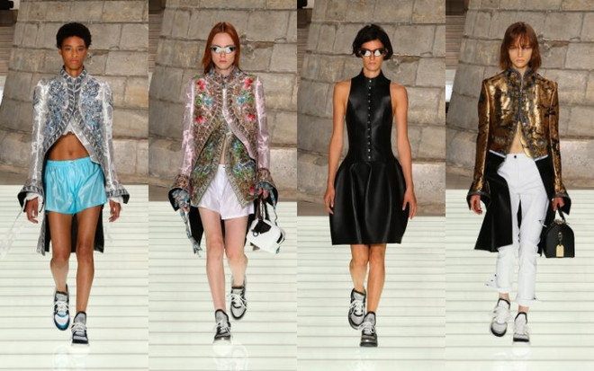 Đôi giày “xuyên không” của Louis Vuitton chinh phục trai xinh, gái đẹp ảnh 1