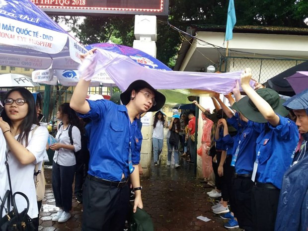 Nhiều khu vực có mưa rào trong ngày đầu của kỳ thi tốt nghiệp THPT ảnh 1