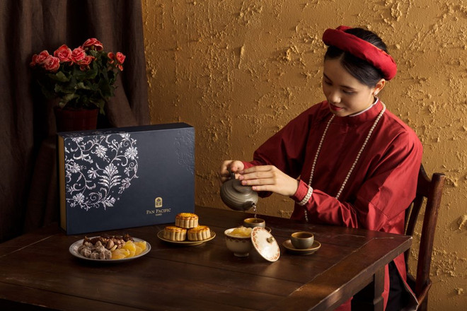 Mãn nhãn với bánh Trung Thu của các khách sạn hạng sang ở Hà Nội ảnh 15