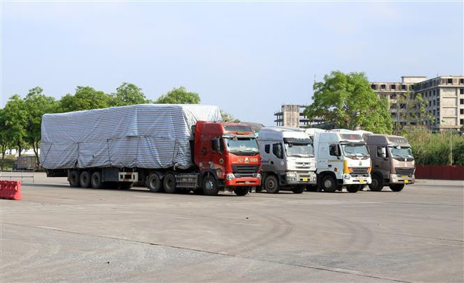 Phương tiện nước ngoài vào điểm tự phát bốc xếp hàng hóa là phạm pháp ảnh 1