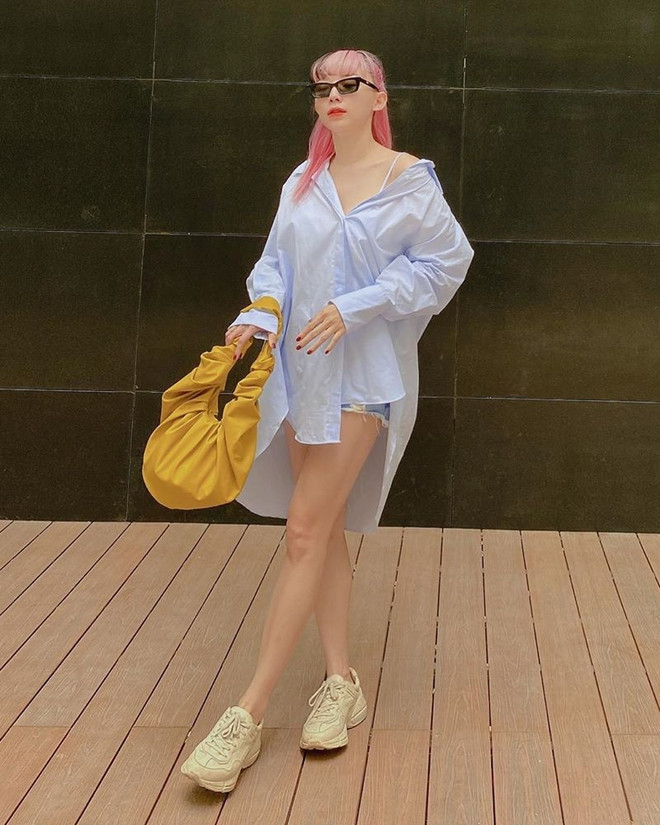 Street style xanh mướt, ngập nắng mùa Hè của dàn sao Việt ảnh 11