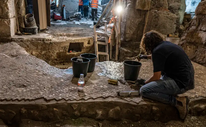 Israel phát lộ nhiều căn phòng cổ dưới lòng đất tại Jerusalem ảnh 1