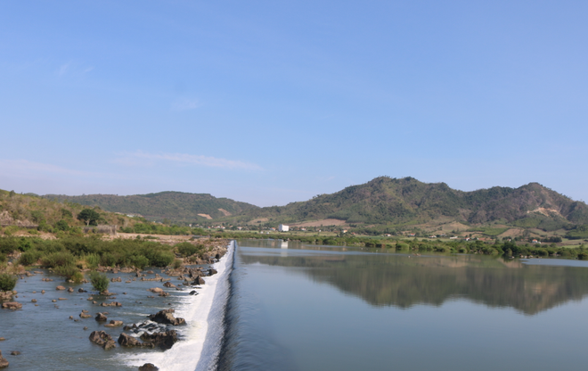 Đập Đồng Cam tại xã Hòa Hội, huyện Phú Hòa. (Nguồn: Trang thông tin tỉnh Phú Yên) Phú Yên nhận bằng xếp hạng di tích quốc gia đối với Đập Đồng Cam ảnh 1