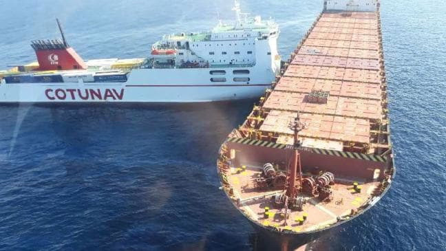 Pháp-Italy nỗ lực ngăn khoảng 600 tấn dầu loang trên Địa Trung Hải ảnh 1