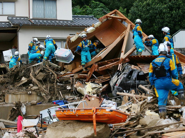 Thương vong trong vụ lở đất tại Nhật Bản tiếp tục tăng ảnh 1