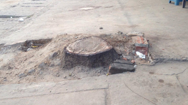 Hà Nội: Cây xanh lại bị “trảm” trong chiến dịch dẹp vỉa hè ảnh 3