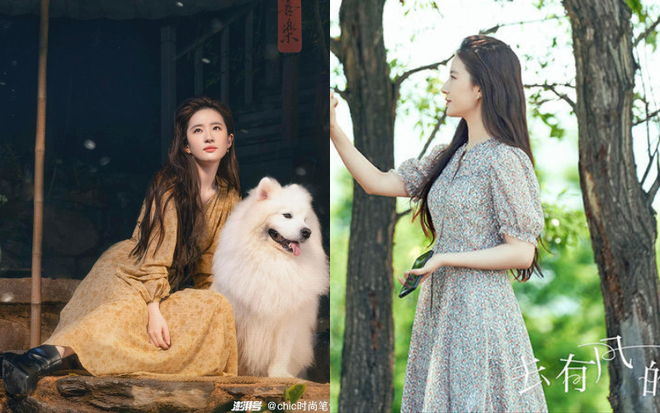 Mê mẩn phong cách vintage hoài niệm cùng "cô thôn nữ" Lưu Diệc Phi ảnh 1