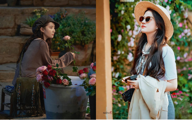 Mê mẩn phong cách vintage hoài niệm cùng "cô thôn nữ" Lưu Diệc Phi ảnh 10