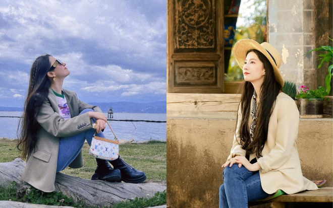Mê mẩn phong cách vintage hoài niệm cùng "cô thôn nữ" Lưu Diệc Phi ảnh 5