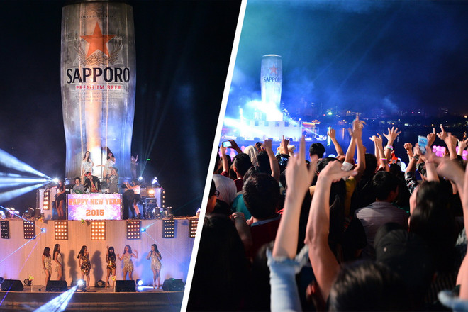 [Photo] Sapporo Countdown 2015: Chung đón thời khắc vàng ảnh 2