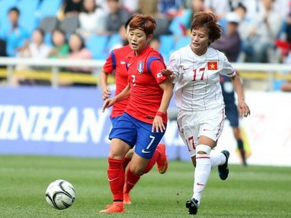 Nữ Việt Nam thua Hàn Quốc 0-3 trong trận tranh huy chương đồng ảnh 1