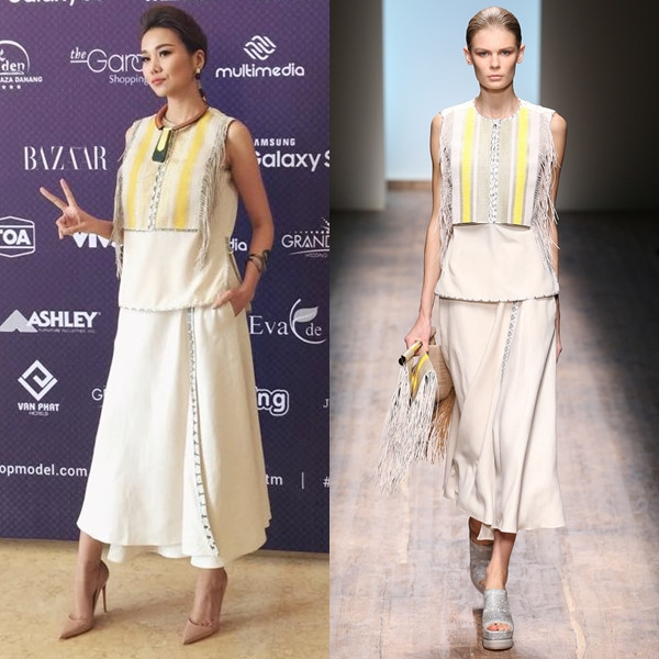 Điểm danh những bộ cánh "10 điểm" của siêu mẫu Thanh Hằng ảnh 6