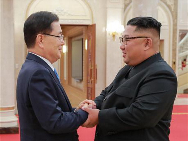 Triều Tiên muốn đặc phái viên Hàn Quốc chuyển thông điệp tới Mỹ ảnh 1