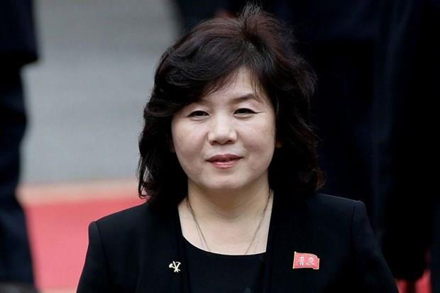 Thứ trưởng Ngoại giao Triều Tiên Choe Son-hui. (Nguồn: Reuters) Thứ trưởng Triều Tiên chỉ trích phát ngôn của Ngoại trưởng Mỹ ảnh 1