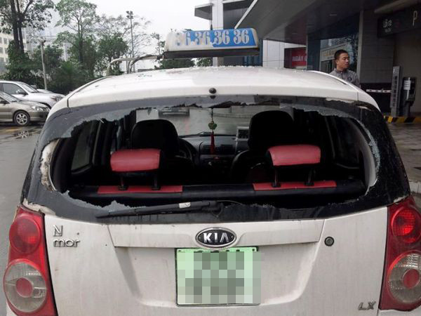 Hà Nội: Bảo vệ Keangnam vô cớ hành hung tài xế taxi ảnh 1