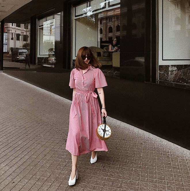 Mỹ nhân Việt lăngxê phong cách nữ tính trên sàn diễn street style ảnh 7