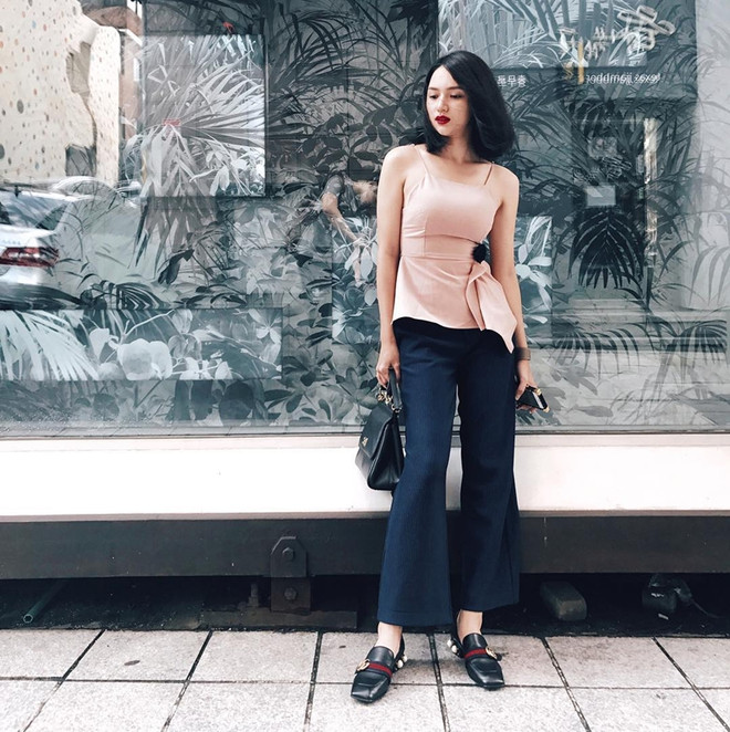 Hoàng Thùy Linh, Minh Hằng "thổi bùng” xu hướng với quần ống rộng ảnh 5