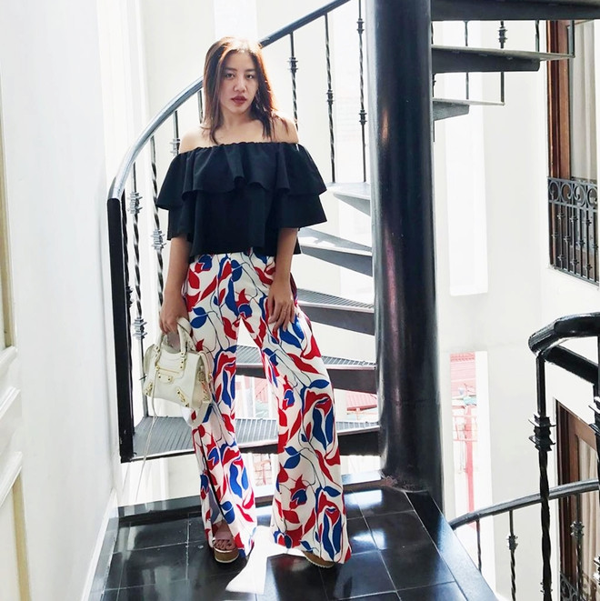 Hoàng Thùy Linh, Minh Hằng "thổi bùng” xu hướng với quần ống rộng ảnh 4