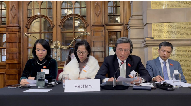 Đoàn đại biểu Quốc hội Việt Nam dự hội nghị Nghị viện IPU COP26 ảnh 1