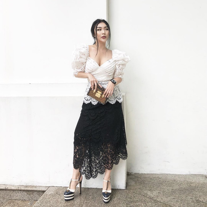 Cách mix đồ tối giản sang chảnh như các quý cô thời trang Việt ảnh 4