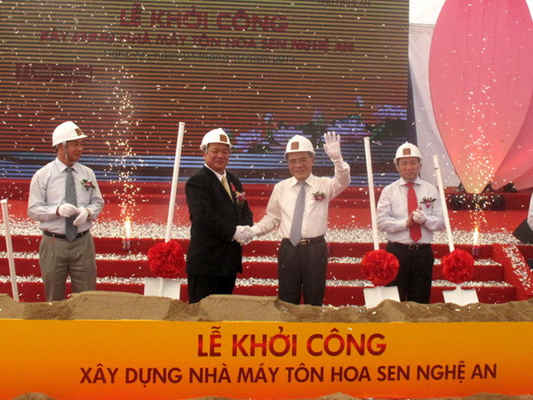 Tôn Hoa Sen đầu tư hơn 2.300 tỷ đồng xây nhà máy ở Nghệ An ảnh 1